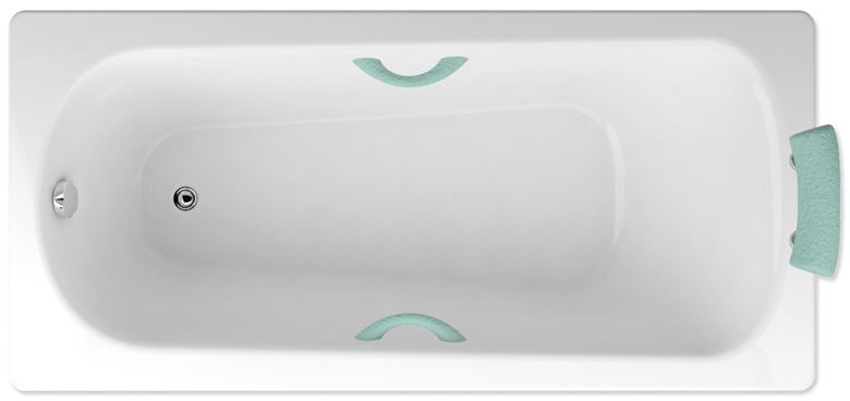 TEIKO KLASIK 150 vaňa 150x70 cm, s nožičkami, akrylát V113150N04T01001 Obrázek - Hlavní obrázek