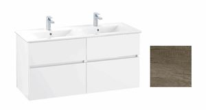 VILLEROY & BOCH VERITY LINE skrinka pod dvojumývadlo 125,5x48,2x61,8 cm, 4 zásuvky, Oak Nebraska