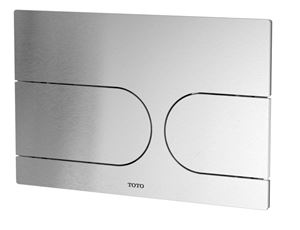 TOTO WASHLET ovládacie tlačidlo pre dve splachovania, pre NEOREST WX1 a WX2, hliník, chróm