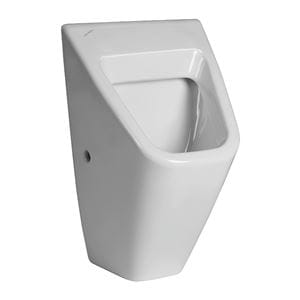 SANELA pisoár Vila s automatickým splachovačom, napájanie zo siete, integrovaný zdroj, zadný prívod vody, Bluetooth ovládanie