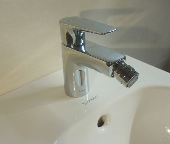 HANSGROHE TALIS E bidetová stojanková batéria, s odtokovou súpravou, EcoSmart, chróm 71721000 Obrázek - fotka