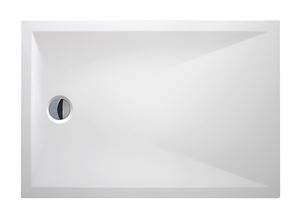 ROTH MARMO NEO SQUARE-R sprchová vanička 120x80 cm, liaty mramor, s nožičkami
