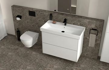 LAUFEN FIORA skrinka pod umývadlo 75,9x45,3x67,4 cm, 2 zásuvky, Push-open, lesklá biela H40F9934015001 Obrázek - fotka