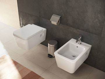 HANSGROHE REBRIS E bidetová stojanková batéria, s odtokovou súpravou, EcoSmart, matná čierna 72213670 Obrázek - fotka