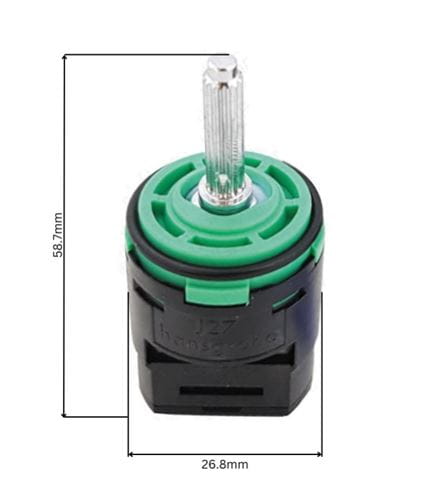 AXOR kartuše, ovládanie Joystick  96783000 Technický nákres
