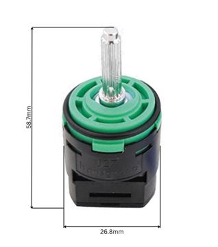 AXOR kartuše, ovládanie Joystick  96783000 Technický nákres