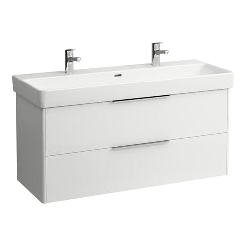LAUFEN BASE skrinka pod umývadlo 115,9x43,8x51,5 cm, 2 zásuvky, lesklá biela H4024921102611 Obrázek - fotka