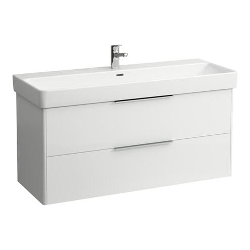 LAUFEN BASE skrinka pod umývadlo 115,9x43,8x51,5 cm, 2 zásuvky, lesklá biela H4024921102611 Obrázek - Hlavní obrázek