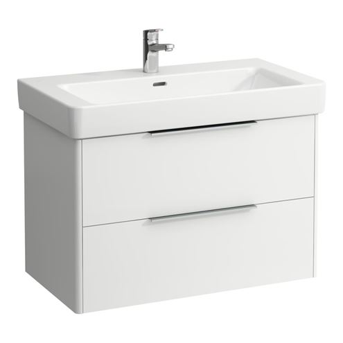 LAUFEN BASE skrinka pod umývadlo 80,9x43,8x51,5 cm, 2 zásuvky, lesklá biela H4023921102611 Obrázek - Hlavní obrázek