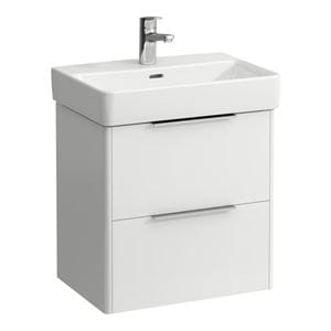 LAUFEN BASE skrinka pod umývadlo 52x35, 8x51, 5 cm, 2 zásuvky, lesklá biela
