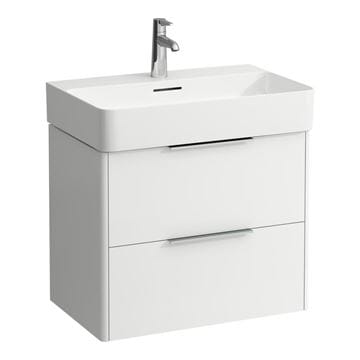 LAUFEN BASE skrinka pod umývadlo 63,5x39,1x51,5 cm, 2 zásuvky, matná biela