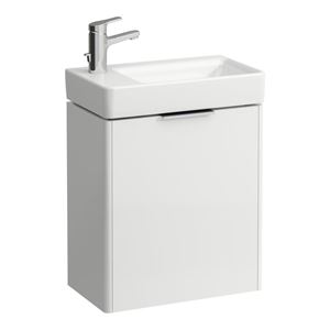LAUFEN BASE skrinka pod umývadlo 46x26,7x51,5 cm, 1 dvierka, pánty vľavo, lesklá biela