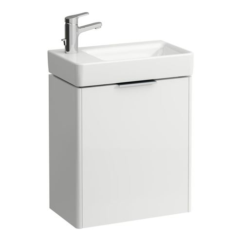 LAUFEN BASE skrinka pod umývadlo 46x26,7x51,5 cm, 1 dvierka, pánty vľavo, lesklá biela H4021011102611 Obrázek - Hlavní obrázek