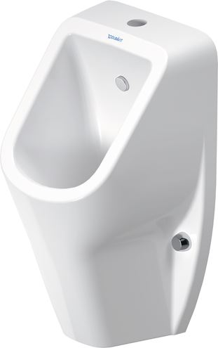 DURAVIT D-CODE pisoár, horný prívod vody, Rimless splachovanie 0828300000 Obrázek - Hlavní obrázek
