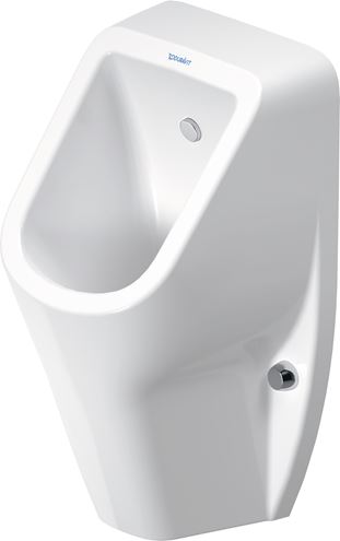 DURAVIT D-CODE pisoár, zadný prívod vody, Rimless splachovanie 0829300000 Obrázek - Hlavní obrázek