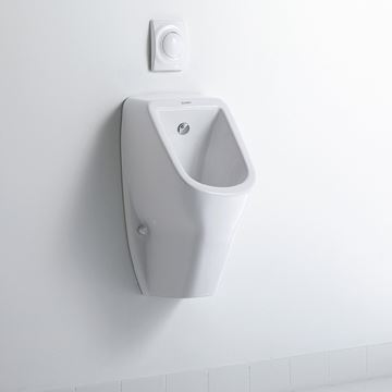 DURAVIT D-CODE pisoár, zadný prívod vody, Rimless splachovanie 0829300000 Obrázek - fotka