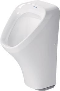 DURAVIT DURASTYLE pisoár s automatickým splachovačom, napájanie z batérie, zadný prívod vody