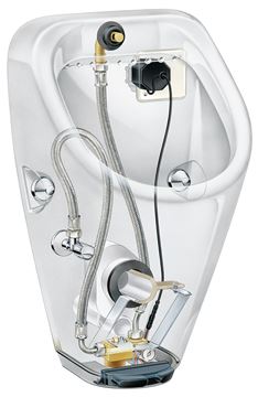 DURAVIT UTRONIC pisoár s elektronickým splachovačom, napájanie zo siete, zadný prívod vody 0830370093 Obrázek - fotka