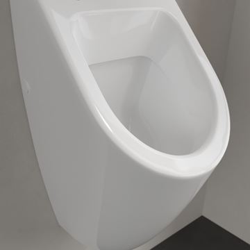 VILLEROY & BOCH SUBWAY pisoár, zadný prívod vody, alpská biela 75130101 Obrázek - fotka
