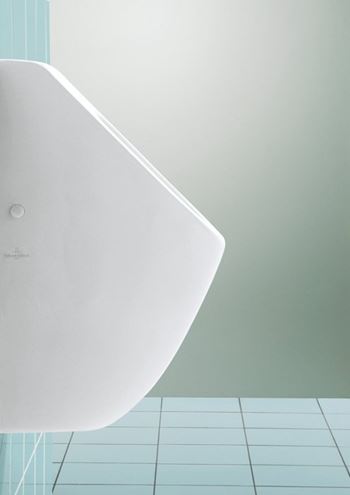 VILLEROY & BOCH SUBWAY pisoár, zadný prívod vody, alpská biela, CeramicPlus 751300R1 Obrázek - fotka
