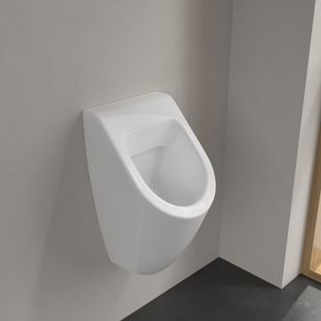 VILLEROY & BOCH SUBWAY pisoár, zadný prívod vody, alpská biela, CeramicPlus 751300R1 Obrázek - fotka