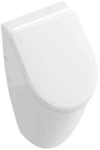VILLEROY & BOCH VERITY DESIGN 2.0 pisoár, zadný prívod vody, alpská biela, CeramicPlus