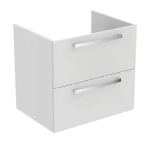 IDEAL STANDARD TEMPO skrinka pod umývadlo 60x44x55 cm, 2 zásuvky, lesklá biela 