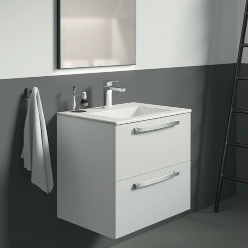 IDEAL STANDARD TEMPO skrinka pod umývadlo 60x44x55 cm, 2 zásuvky, lesklá biela  E3240WG Obrázek - fotka