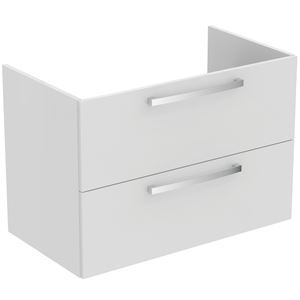 IDEAL STANDARD TEMPO skrinka pod umývadlo 80x44x55 cm, 2 zásuvky, lesklá biela