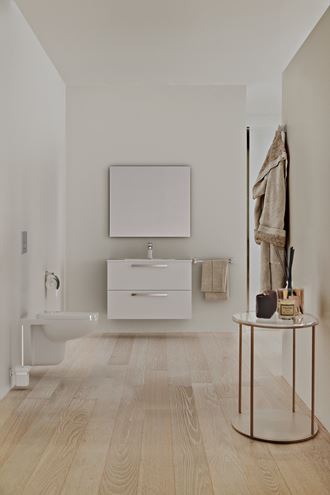 IDEAL STANDARD TEMPO skrinka pod umývadlo 80x44x55 cm, 2 zásuvky, lesklá biela E3242WG Obrázek - fotka
