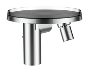KARTELL BY LAUFEN bidetová stojanková batéria, s odtokovou súpravou, chróm