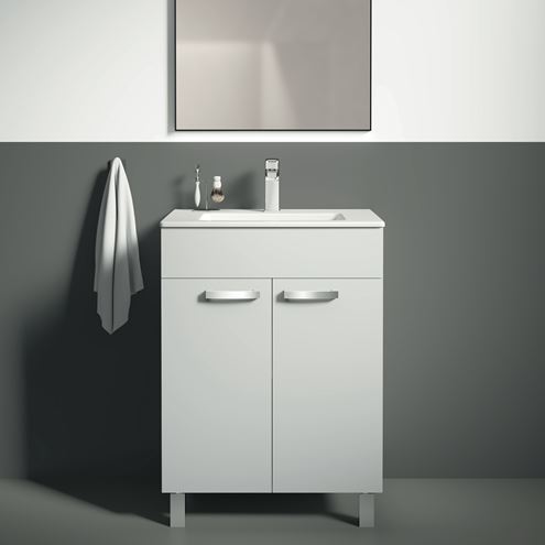 IDEAL STANDARD TEMPO skrinka pod umývadlo 60x44x84 cm, 2 dvierka, lesklá biela E3239WG Obrázek - fotka