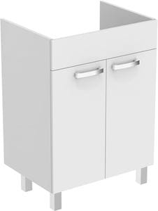 IDEAL STANDARD TEMPO skrinka pod umývadlo 60x44x84 cm, 2 dvierka, lesklá biela