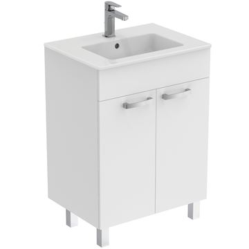 IDEAL STANDARD TEMPO skrinka pod umývadlo 60x44x84 cm, 2 dvierka, lesklá biela E3239WG Obrázek - fotka