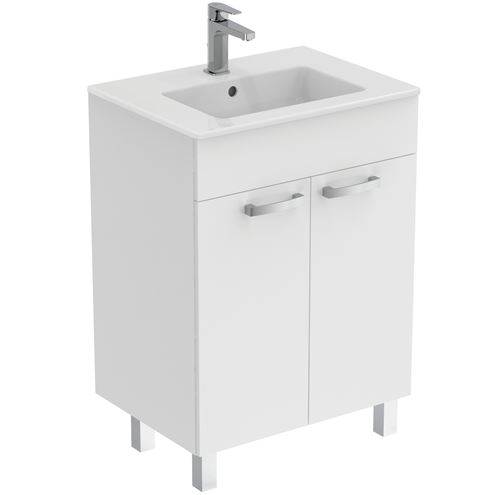 IDEAL STANDARD TEMPO skrinka pod umývadlo 60x44x84 cm, 2 dvierka, lesklá biela E3239WG Obrázek - fotka