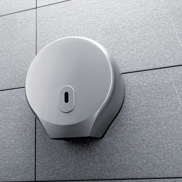 NIMCO zásobník na toaletný papier, so zámkom, nástenný, strieborná metalická HP 9555M-04 Obrázek - fotka