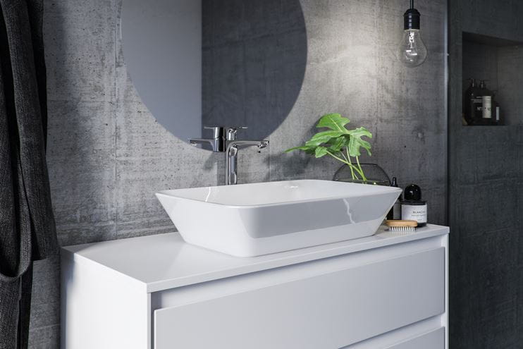 IDEAL STANDARD CONNECT AIR skrinka pod umývadlo 100x44x51, 7 cm, 1 zásuvka, 1 polica, matná biela/lesklá biela E0828B2 Obrázek - fotka