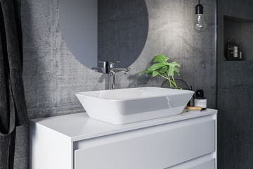 IDEAL STANDARD CONNECT AIR skrinka pod umývadlo 100x44x51, 7 cm, 1 zásuvka, 1 polica, matná biela/lesklá biela E0828B2 Obrázek - fotka