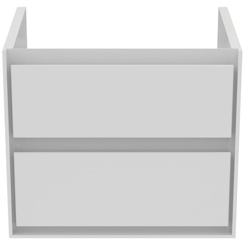 IDEAL STANDARD CONNECT AIR skrinka pod umývadlo 60x44x51,7 cm, 2 zásuvky, matná biela/lesklá biela E0818B2 Obrázek - fotka