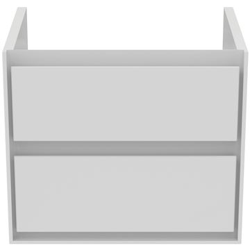 IDEAL STANDARD CONNECT AIR skrinka pod umývadlo 60x44x51,7 cm, 2 zásuvky, matná biela/lesklá biela E0818B2 Obrázek - fotka