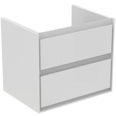 IDEAL STANDARD CONNECT AIR skrinka pod umývadlo 60x44x51,7 cm, 2 zásuvky, matná biela/lesklá biela E0818B2 Obrázek - Hlavní obrázek