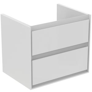 IDEAL STANDARD CONNECT AIR skrinka pod umývadlo 60x44x51,7 cm, 2 zásuvky, matná biela/lesklá biela