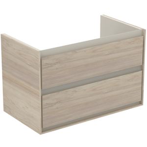 IDEAL STANDARD CONNECT AIR skrinka pod umývadlo 80x44x51,7 cm, 2 zásuvky, svetlá hnedá/svetlá pínia