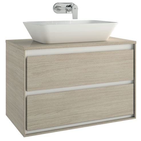 IDEAL STANDARD CONNECT AIR skrinka pod umývadlo 80x44x51,7 cm, 2 zásuvky, svetlá hnedá/svetlá pínia E0819UK Obrázek - fotka