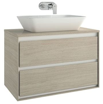 IDEAL STANDARD CONNECT AIR skrinka pod umývadlo 80x44x51,7 cm, 2 zásuvky, svetlá hnedá/svetlá pínia E0819UK Obrázek - fotka