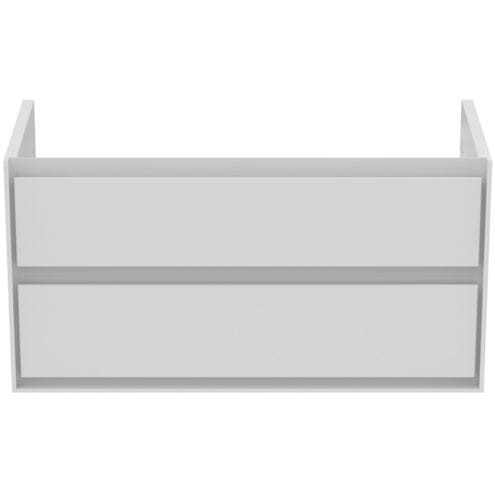 IDEAL STANDARD CONNECT AIR skrinka pod umývadlo 100x44x51, 7 cm, 2 zásuvky, matná biela/lesklá biela E0821B2 Obrázek - fotka