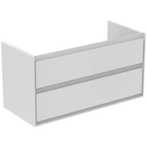 IDEAL STANDARD CONNECT AIR skrinka pod umývadlo 100x44x51, 7 cm, 2 zásuvky, matná biela/lesklá biela