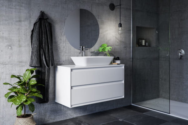 IDEAL STANDARD CONNECT AIR skrinka pod umývadlo 100x44x51, 7 cm, 2 zásuvky, matná biela/lesklá biela E0821B2 Obrázek - fotka