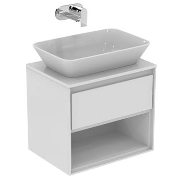 IDEAL STANDARD CONNECT AIR doska pod umývadlo 60,4x44,2x1,8 cm, lesklá biela E0848B2 Obrázek - fotka