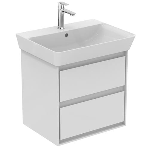 IDEAL STANDARD CONNECT AIR skrinka pod umývadlo 53x40,9x51,7 cm, 2 zásuvky, matná biela/lesklá biela E1606B2 Obrázek - fotka